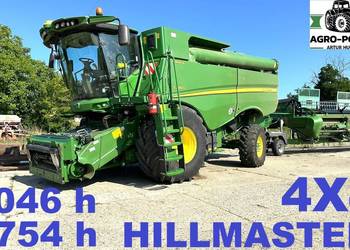 Kombajn zbożowy JOHN DEERE S 780 i HILLMASTER - 4X4 - 1046 h - GPS + VARIO