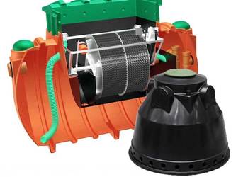 OCZYSZCZALNIA ŚCIEKÓW ROTOCLEAN 6 ze STUDNIĄ CHŁONNĄ