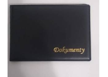 Etui na dokumenty czarne