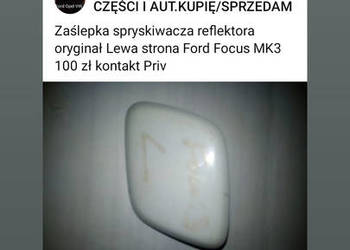 Zaślepka spryskiwacza reflektora oryginał Ford Focus MK3