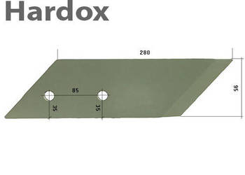 Dłuto 100hektarów HARDOX 30340006/P części do pługa STEENO