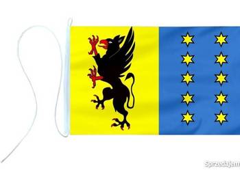 FLAGA - BYTOWSKI POWIAT - 45x30 - BANDERA JACHTOWA ŻEGLARSKA