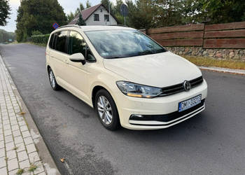 Volkswagen Touran 2.0 TDI DSG 120 KM Automat 7osobowy Klima Skóra Full Ser…