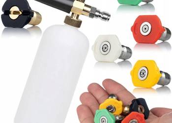 Zestaw 5 Dysz na Szybkozłączkę + Pianownica 1000ml | do Myjki Ciśnieniowej