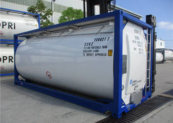 ISO tank kontenery poj. 26000 litrów L4BN, L4BH, falochrony