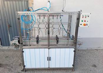 Nalewarka napełniarka liniowa do kanistrów i butelek HENMASZ NBP-5 Automat