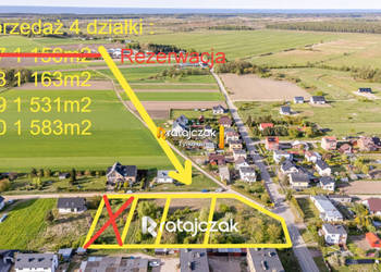 Do sprzedaży działka 1156m2 Wierzchucino Kapitańska