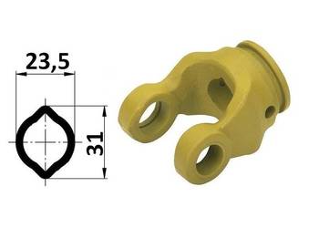 Widłak profilowy na rurę owalną 23,5x31 02020