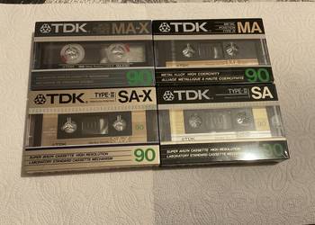 4 kasety TDK Nowe