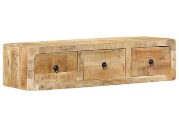 vidaXL Szafka ścienna pod TV 100x32x25 cm Drewno lite(SKU:4104527)