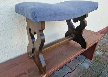 Wygodny taboret z nowym materiałem - import Holandia