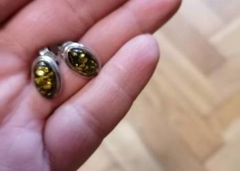 Kolczyki i zawieszka z bursztynu Kolczyki i zawieszka z bursztynu