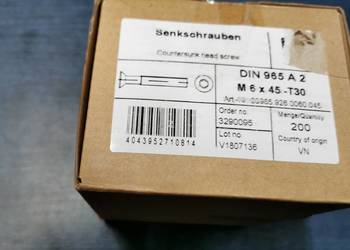 TOOLCRAFT wkręty z łbem stożkowym