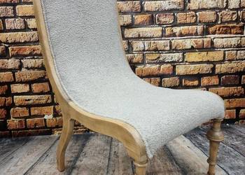 krzesło boucle | krzesło eklektyczne | krzesło vintage | krzesło retro