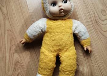 PRL lalka bobas żółta