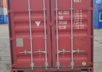 Kontener morski 40 HC / High Cube / 12 metrowy - Pewny Kontener.
