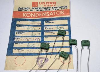 Kondensator 100nF (0,1uF) MKSE Unitra MIFLEX