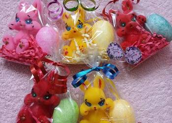 Zajączyk mydlany Wielkanocny z dekorem