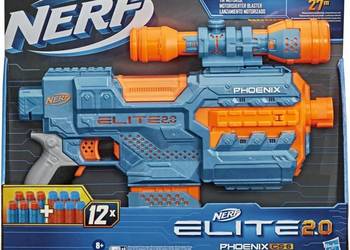 Pistolet Na Strzałki Nerf Elite 2.0 Wyrzutnia Phoenix Cs-6 Hasbro E9961