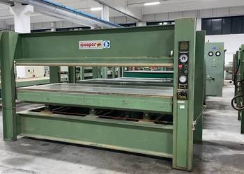 Prasa półkowa do fornirowania Cooper 3000×1300 wodna