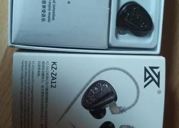KZ ZA12, słuchawki, IEM,