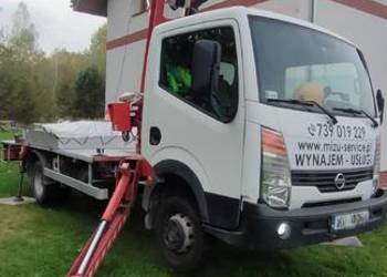 Usługi podnośnikiem koszowym zwyżka podnośnik koszowy wynajem 18-27m