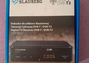 Dekoder do Odbioru Naziemnej Telewizji Cyfrowej DVB-T i DVB-T2  BLAUBERG