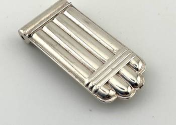 Klips banknotow CHRISTOFLE France money clip vintage retro prezent