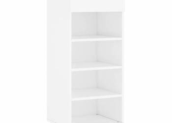 Szafka na buty wysoki połysk biała 40x36x105 cm WM-831454