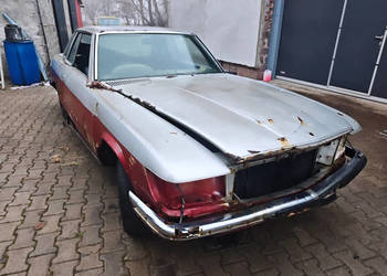 Mercedes r107 350sl Manual części skrzynia zawieszenie szyby listwy