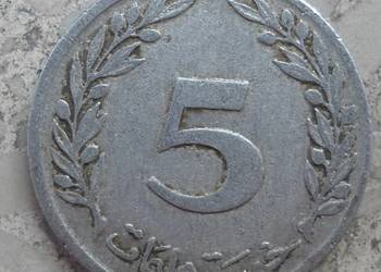 TUNEZJA-5 MILLIM-1960 r