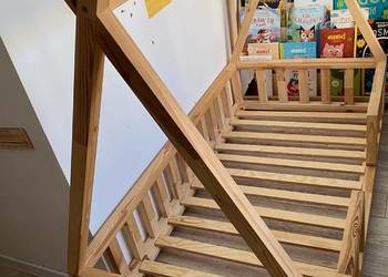 Łóżko dziecięce Tipi z pokrowcem (bawełna) 160/80