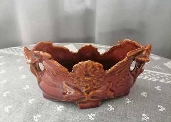Żardiniera gondola Ceramiczna PRL