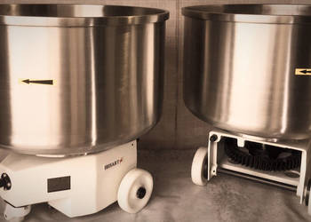 wózek z dzieżą DK 100,  DK 270 L