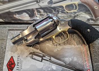 Rewolwer Czarnoprochowy Remington 1858 New  Army Lufa  3 cale,2x okladki