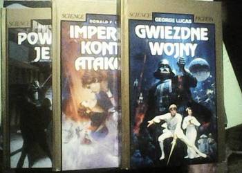 pierwsze trzy tomy trylogii gwiezdne wojny
