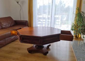 Stolik ośmiokątny - antyk