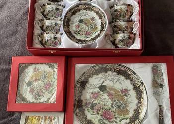 Zestaw porcelany japońskiej Yamasen z 24-karatowym złotem