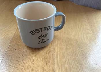 Kubek Bistrot Café Latte 400 ml – ceramiczny, szary