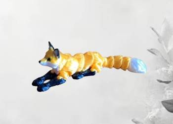 Ruchomy lisek 3D figurka sensoryczna