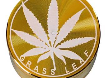 Złoty Metalowy Młynek Do Tytoniu Cbd - Gentelo, 4-Częściowy Gentelo