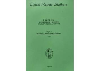 Przepisy PRS 2004 - Ochrona Przeciwpożarowa