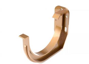 Bryza PVC Uchwyt rynny czołowy 125 mm miedziany