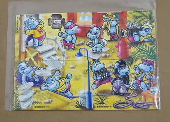Kolekcjonerskie Puzzle Kinder Niespodzianka Happy Hippo Hollywood Stars