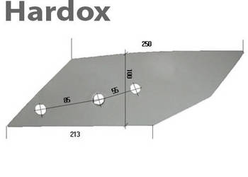 Dłuto 100ha! HARDOX 3364054/P C2SR części do pługa LEMKEN