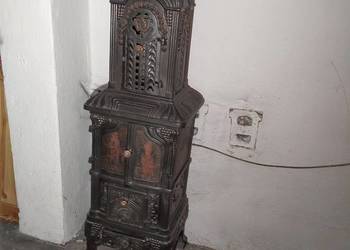 Żeliwny zabytkowy piec antyk 100 lat