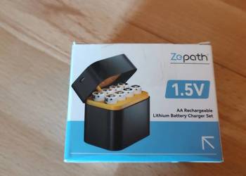 Zestaw ładowarki do akumulatorów litowych Zepath 1.5V AA to stacja ładująca