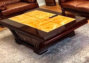 Stylowa Ława z dwoma szufladami