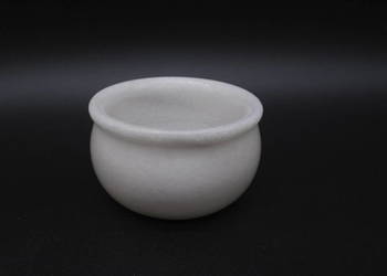 Świecznik z kamienia naturalny marmur/alabaster