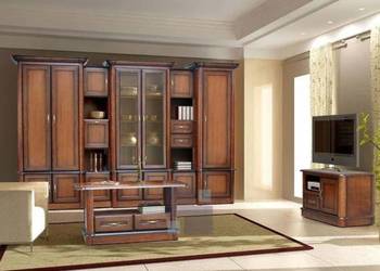 Meblościanka Bawaria B38 fornir dębowy, kolorystyka do wyboru